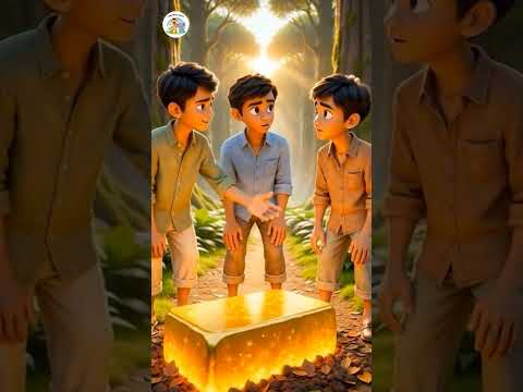 3 dost r Sony ki int|greedy 3 friends |moral stories| لالچی تین دوست اور سونے کی اینٹ |Urdu story