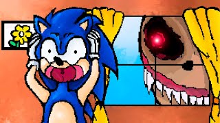 The MAN IN THE WINDOW Stalks SONIC In Minecraft!