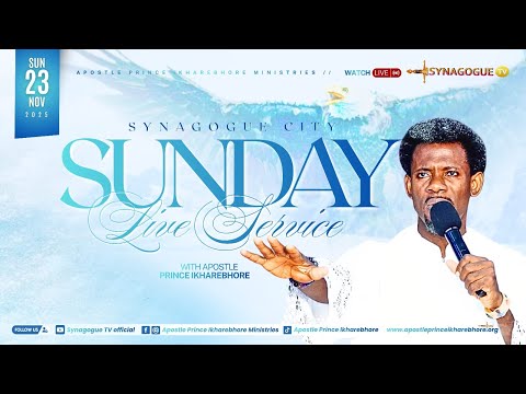 SYNAGOGUE CITY SUNDAY LIVE SERVICE 23 NOVEMBER 2025