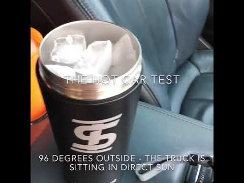 How to keep your drink ice cold in a hot car - video from Ice Shaker
