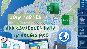 Join Tables: Using Excel and CSV Data in ArcGIS Pro | Import Data from Excel to Feature Attributes