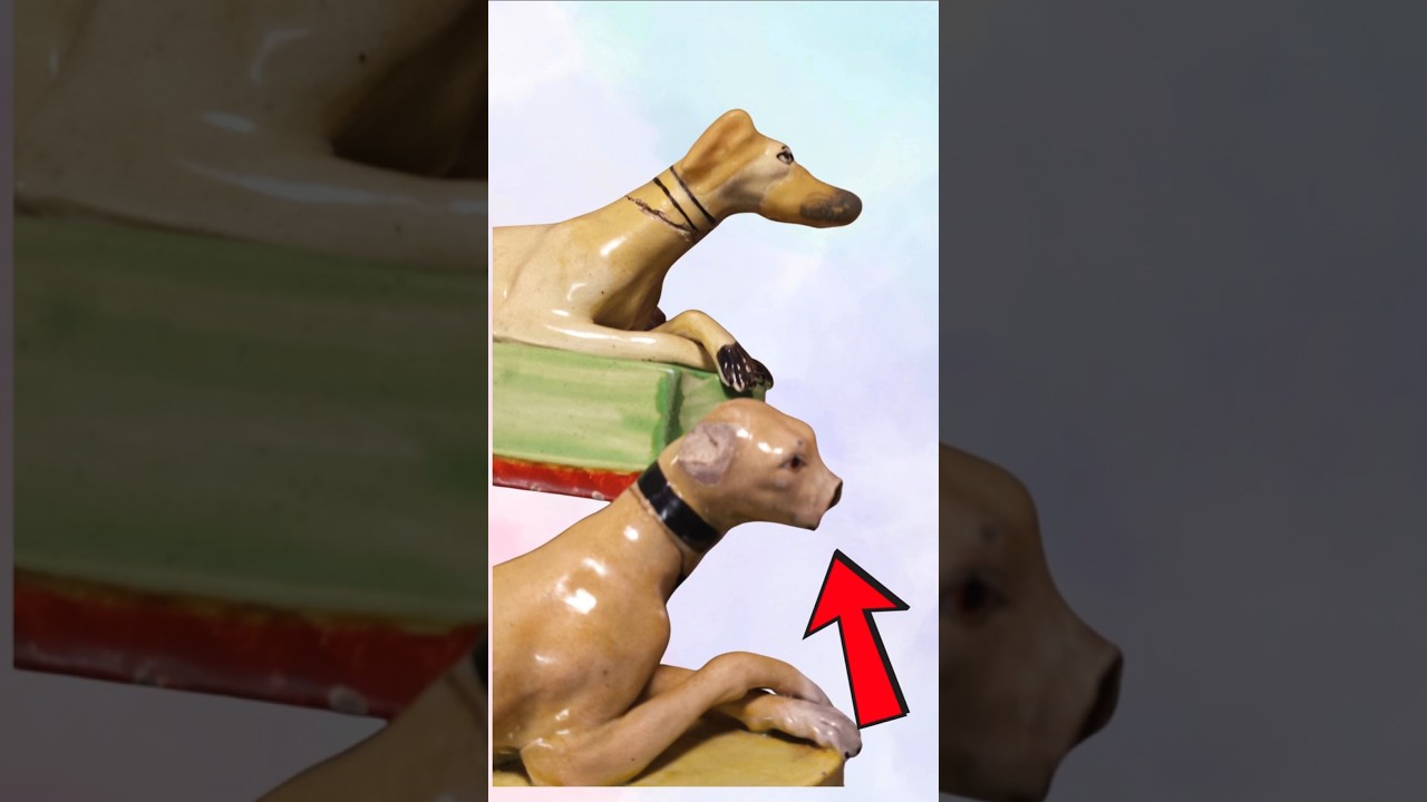 Replaced nose and ears on greyhound dogs using molding techniques