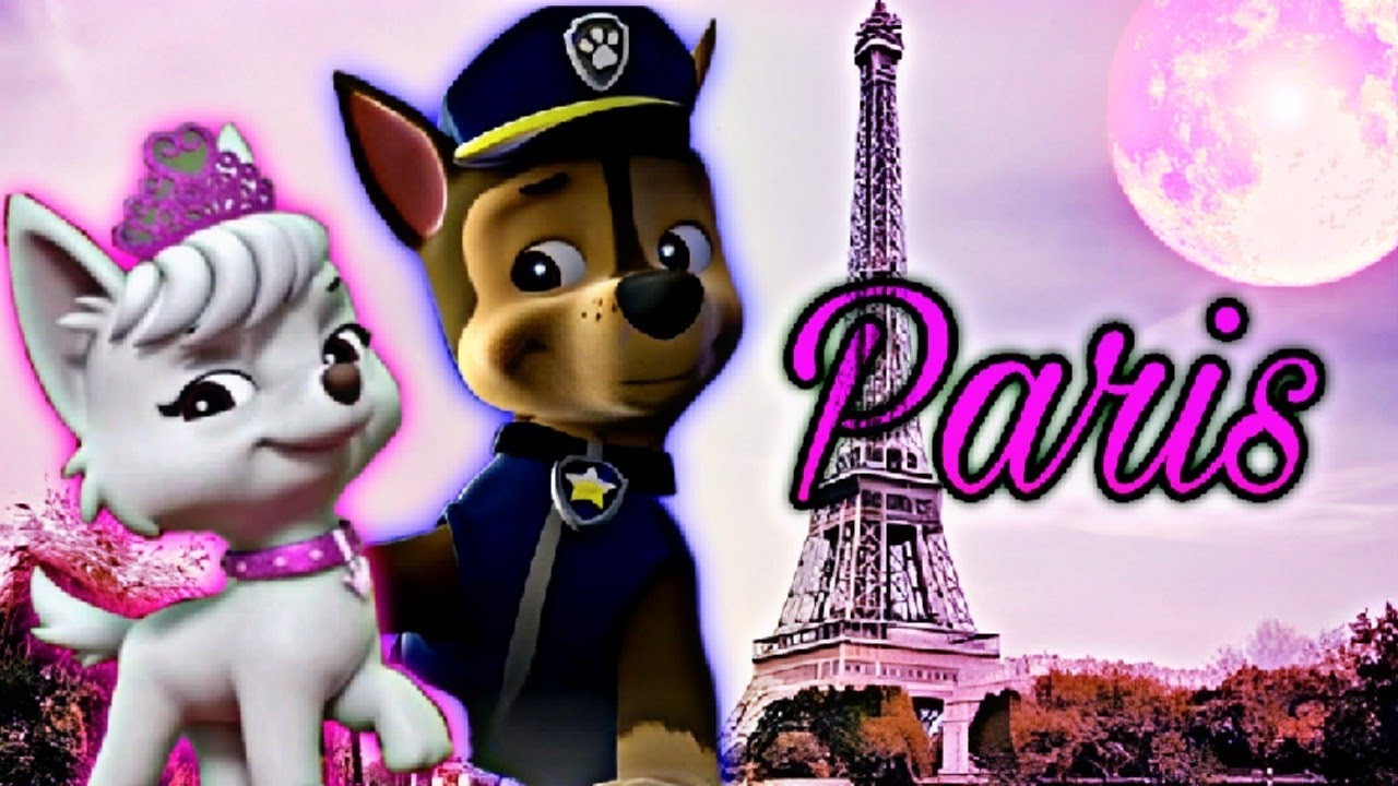💜Paris🗼 ~ 💙Chase × Sweetie💜 ~ Collab with @pawpatrol_MyLittlePony_edits