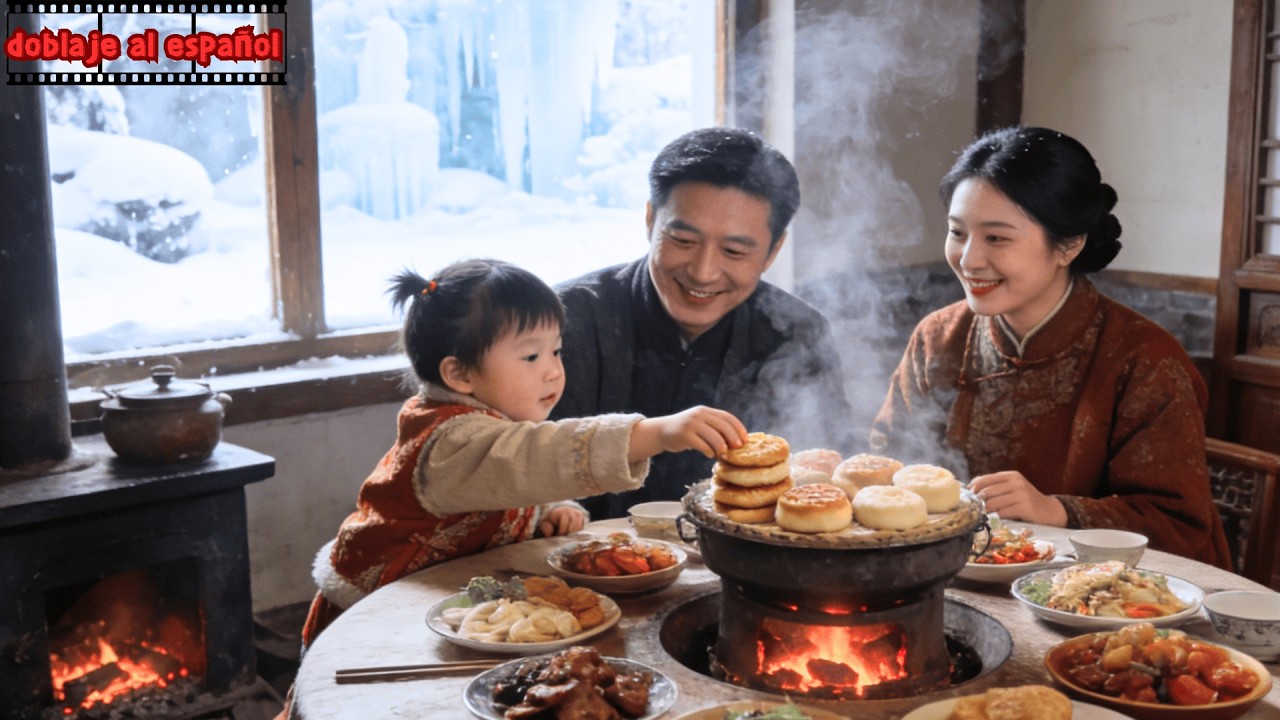 【FULL📽】¡Después de encontrar al bebé, la familia vivió una vida de lujo en el apocalipsis helado!