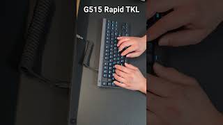 Logitech G515 Rapid TKL - Magnetic Analog Switch