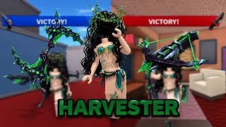 PLAYING MM2 WITH HARVESTER (FUNNY)