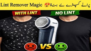 Black Shirt Lint Problem Solved! 😍 Philips Lint Remover Review 2926 . Net Worth