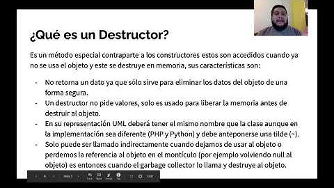 Constructores y Destructores - PHP