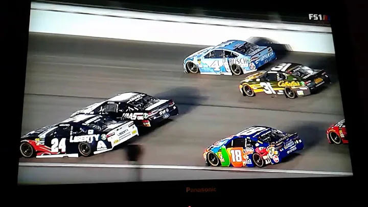 Restart after Blaney's, Larson's crash/ 7 car pile...