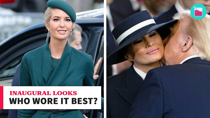 Best Looks from Trump's Inauguration | @RumourJuice