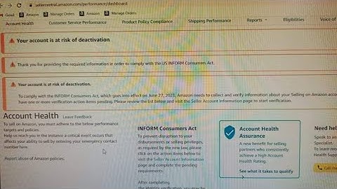 INFOM Consumers Act your Account is at at risk of deactivation
