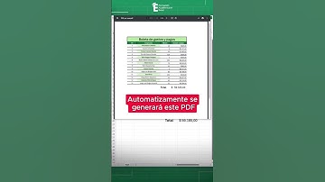 Crea un botón para guardar PDF en Excel con macros. 😎✅#excel #exceltips #exceltutorial