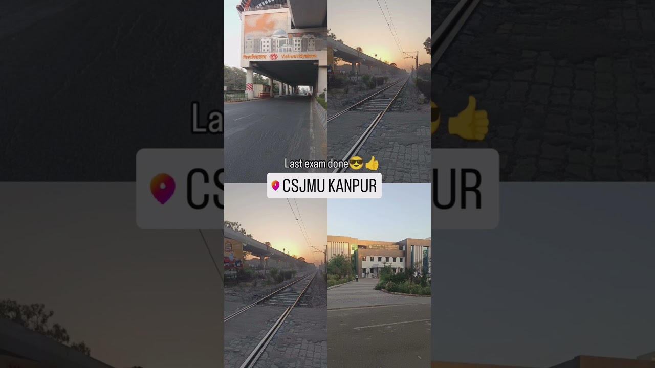 last exam relief😌 || midsem exams || csjmu ||kanpur 