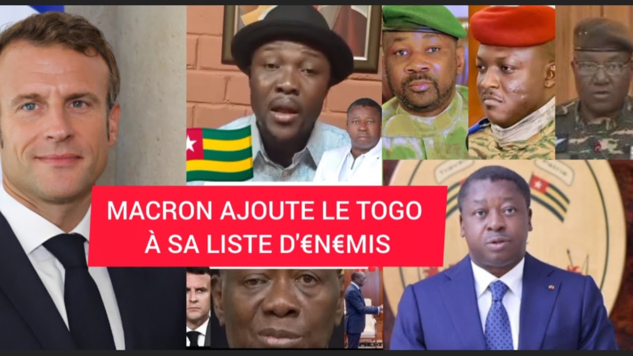 Macron ajoute le Président togolais à sa liste à cause de la livraison de DAMIBA#breakingnews#france