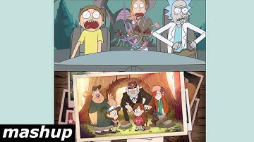 Gravity Falls + Rick and Morty [Opening Theme Mashup]