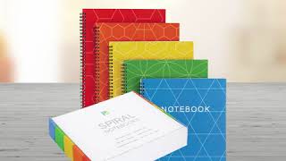 PearlSync® Spiral Notebooks With Gift Box College Ruled