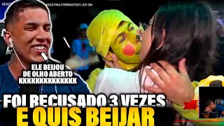 HUDSON REAGINDO FOI RECUSADO 3 VEZES E QUIS BEIJAR
