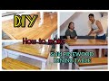 DIY EASY STEPS HOW TO MAKE SOLID PINEWOOD DINING TABLE