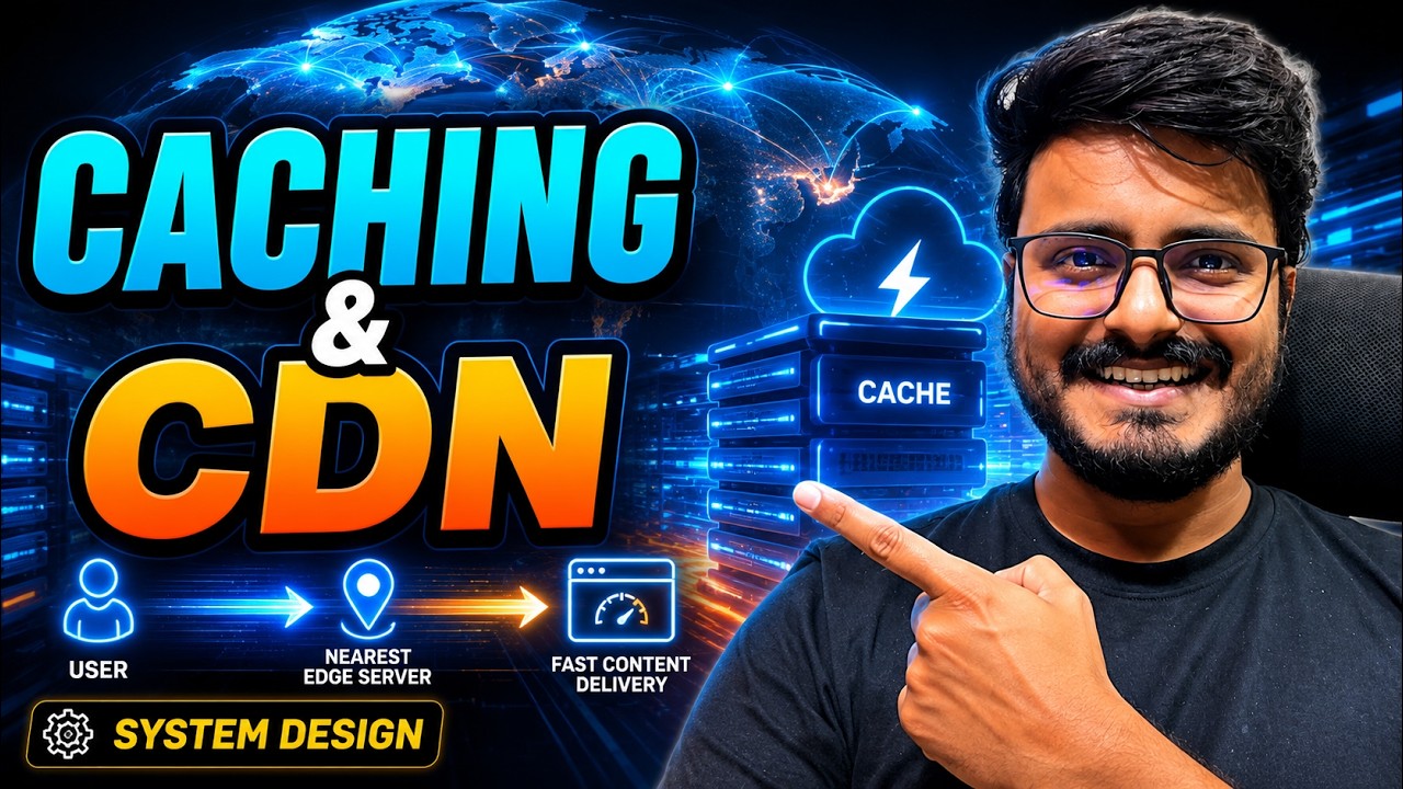 L4. Caching & CDN Explained | System Design for Beginners - YouTube