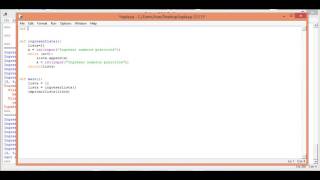 9 python listas1 Ingresar Imprimir