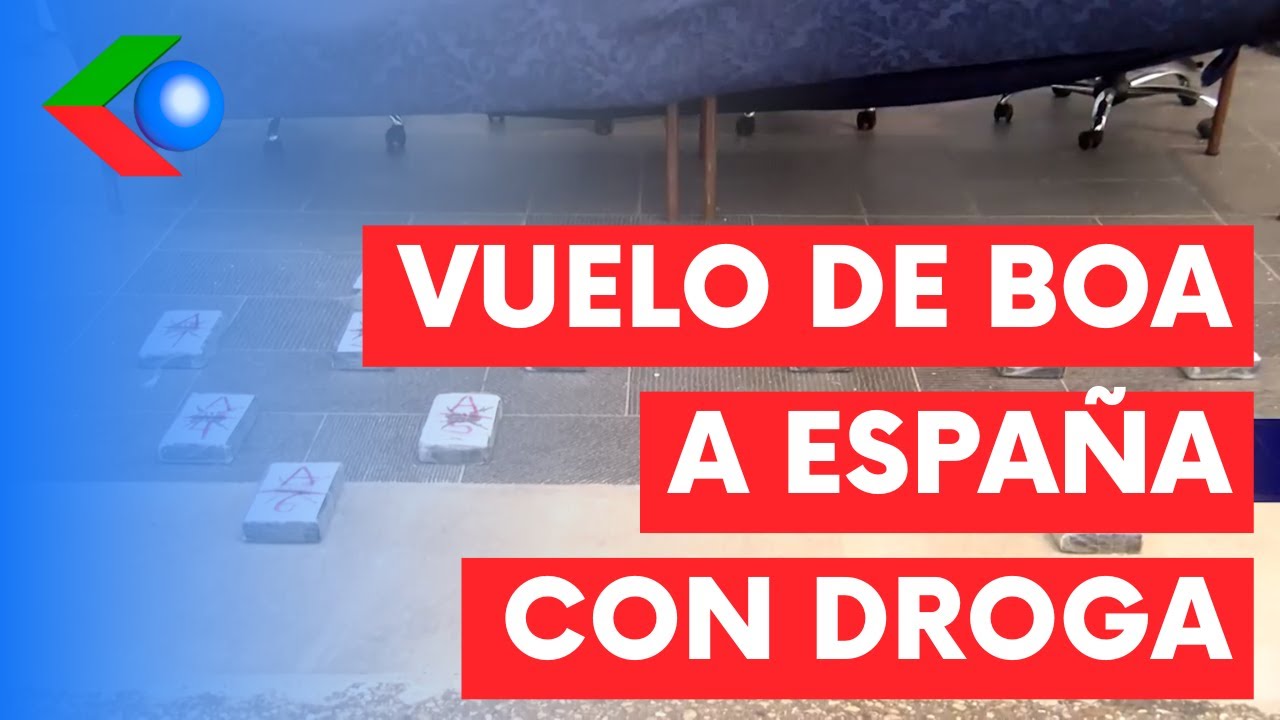 Encuentran 12 paquetes de droga en vuelo de BOA con destino a Barajas - España