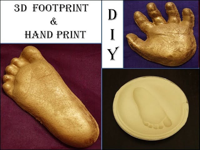 Baby Products Online - DIY Baby Gypsum Mold Handprint Foot Print