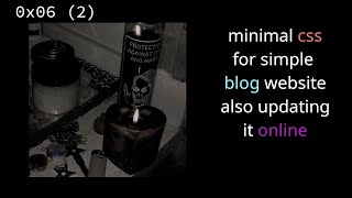 Adding little CSS and rsync the website | Self Host 0x06 (2)