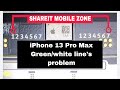 iPhone 13 Pro Max drop display line's problem ((Green or white line's problem))