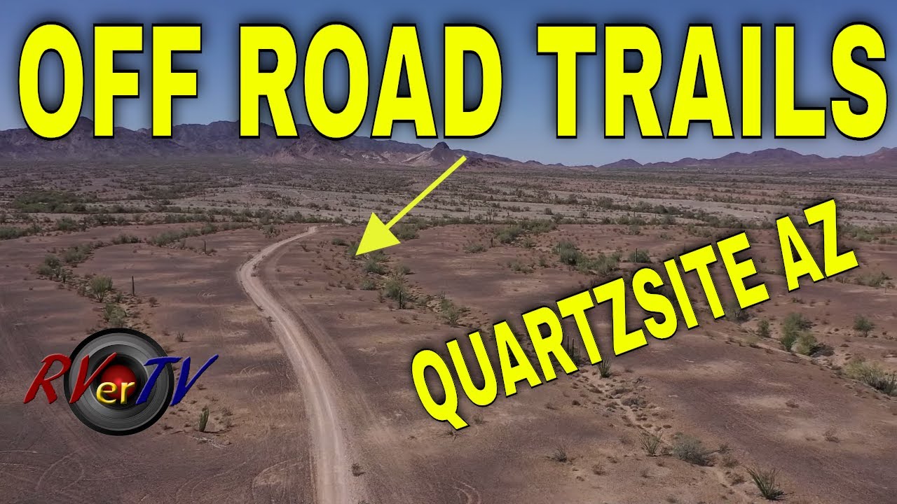 Внедорожные трассы вокруг Quartzsite AZ-Q Mountain-Gold Mines