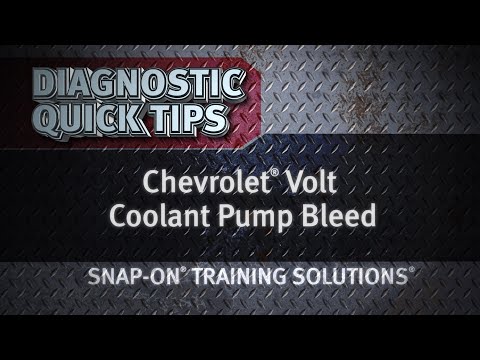 Hybrid/EV Battery Pack Coolant Pump Bleed Quick Tip | Training Solutions®