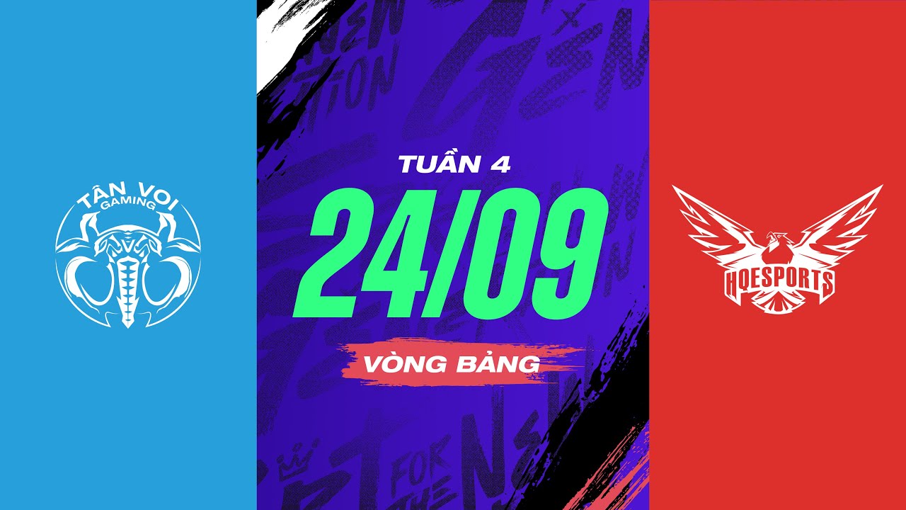 TÂN VOI GAMING vs HQ ESPORTS: QUÁ NHIỀU BẤT NGỜ l ĐTDV MÙA ĐÔNG 2023 - NGÀY 24/09