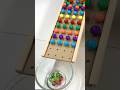 Marble Run ASMR ☆ Marble Pack Rail & HABA Wave Slope,Glass with bowl #shorts #marblerun #asmr