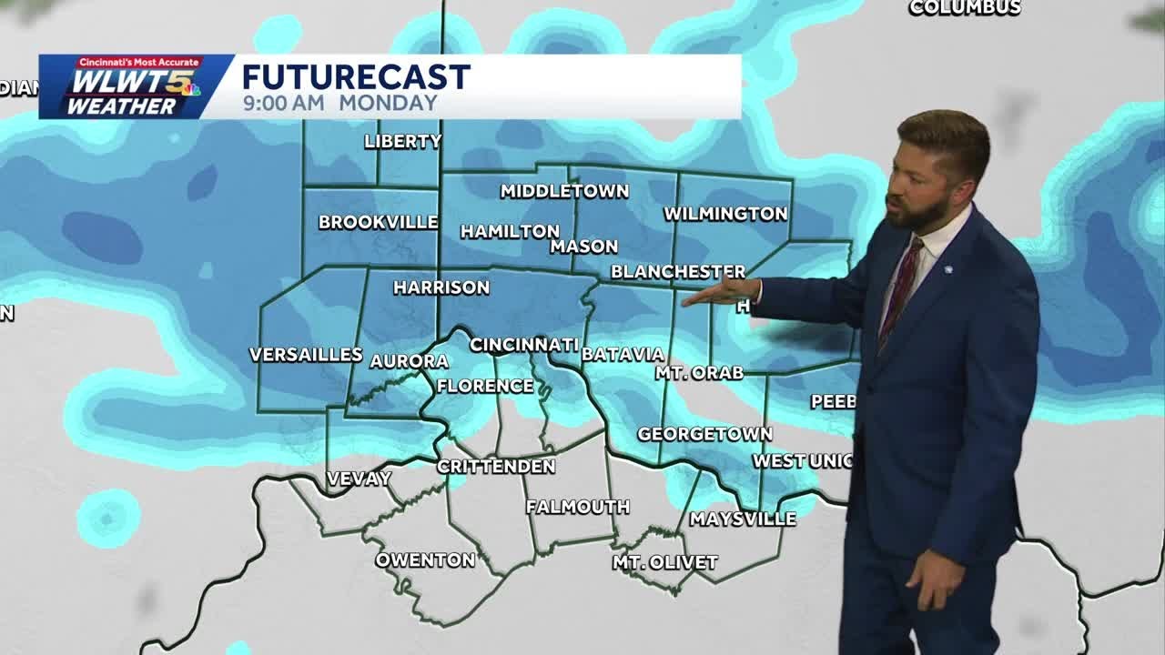 Timeline: When accumulating snow showers impact Greater Cincinnati ...