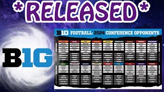 Big Ten Future Schedules *RELEASED* after Realignment