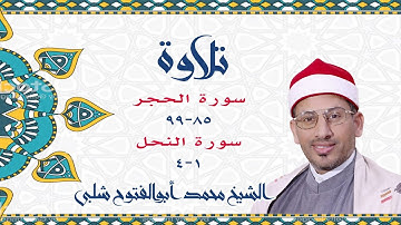 نهاية سورة الحجر و بداية سورة النحل / الشيخ محمد أبو الفتوح شلبي