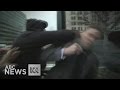 Farright activist richard spencer punched during interview  abc news