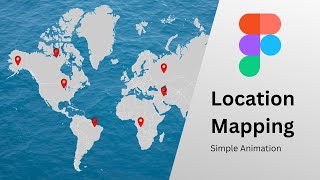 #31 Figma Tutorial | Location Mapping Animation | Figma Config 2023 | Advance Prototyping