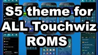 S5 Theme for all Touchwiz ROMs 4.2+ screenshot 1