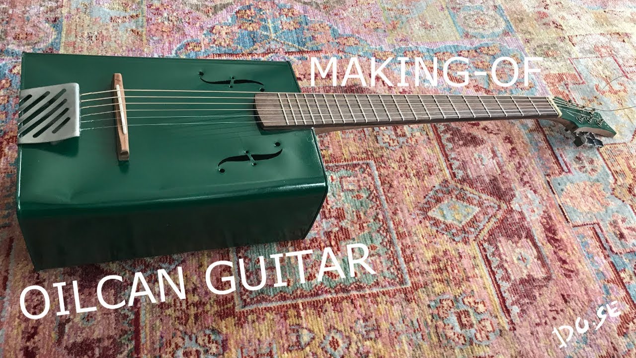 Oilcan guitar: Making-of 