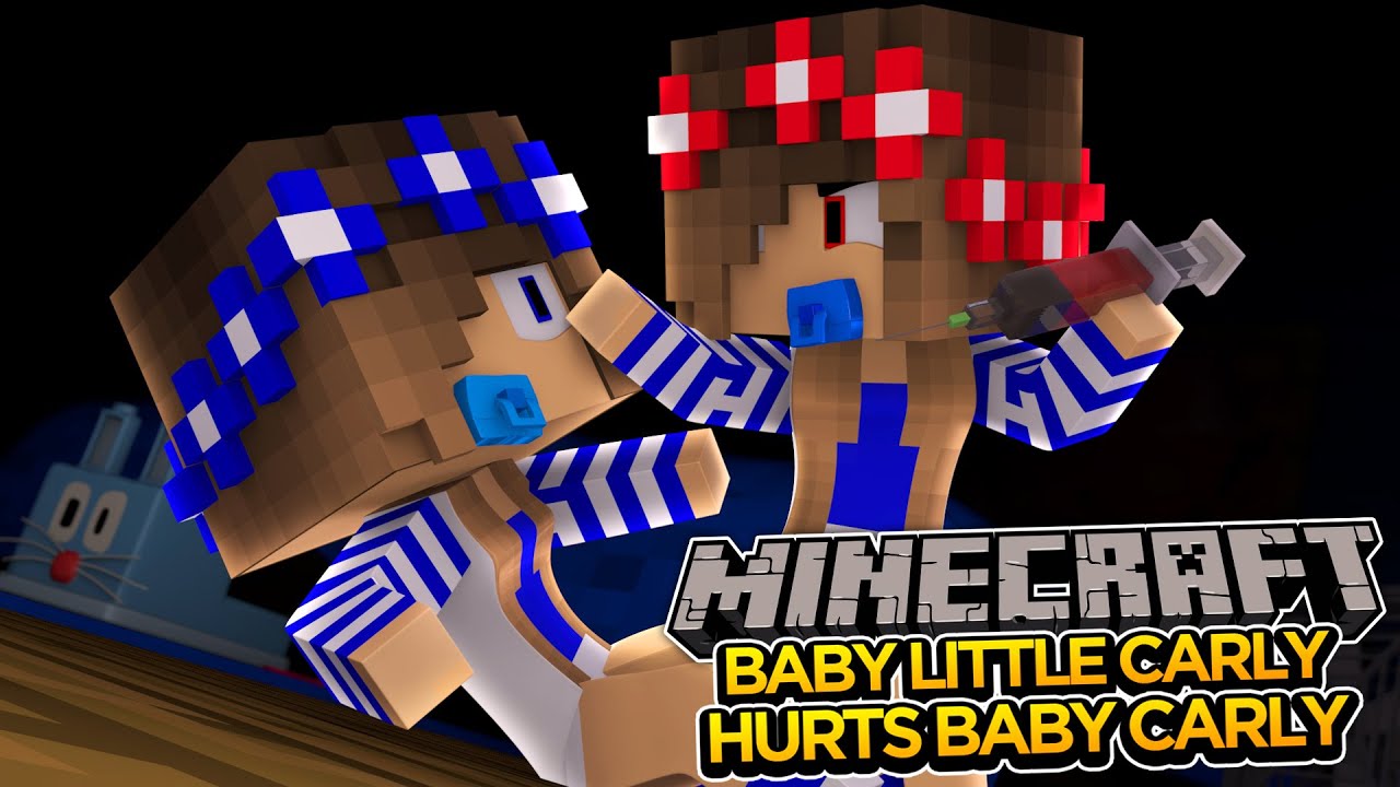 Minecraft Childhood-BABY CARLY WONT MAKE IT OUT ALIVE!!