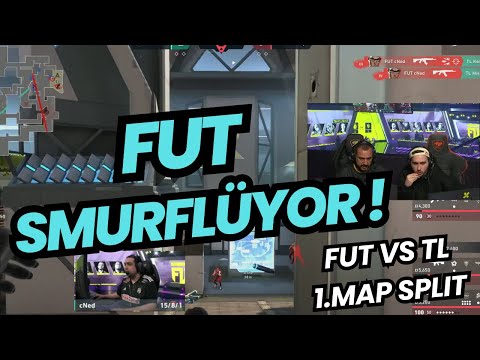 FERİT GÖZÜNDEN FUT VS TL 1.MAP SPLIT | CHAMBER CNED RAZE QRAXS | VALORANT EMEA