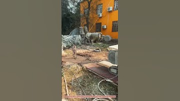 Diamond Wire Saw Cuts 3-Story Building! Precision Demolition 🪚