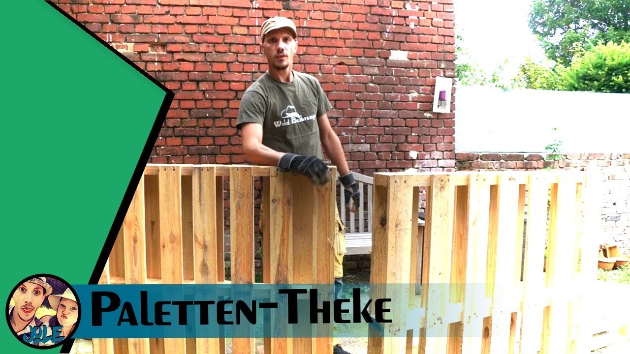 Diy Paletten Theke Youtube