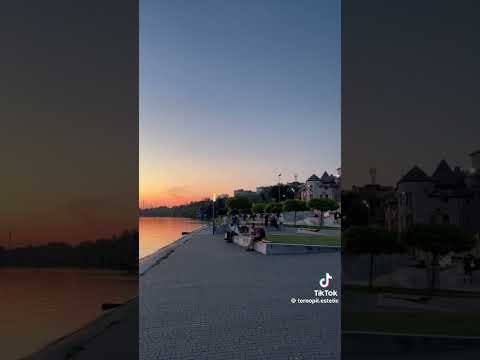 Romantic Atmosphere Of Summer Evening Ternopil 