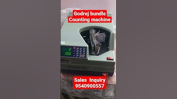 Godrej Bundle Counting Machine- SWIFT TURBO #shorts #bundle #counting