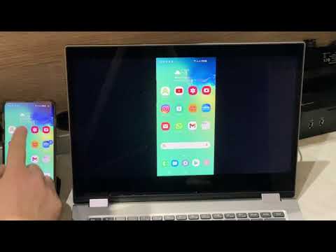 Smart View Samsung Android Phone to PC or Laptop (Windows)screen mirroring.Duplex Monitor