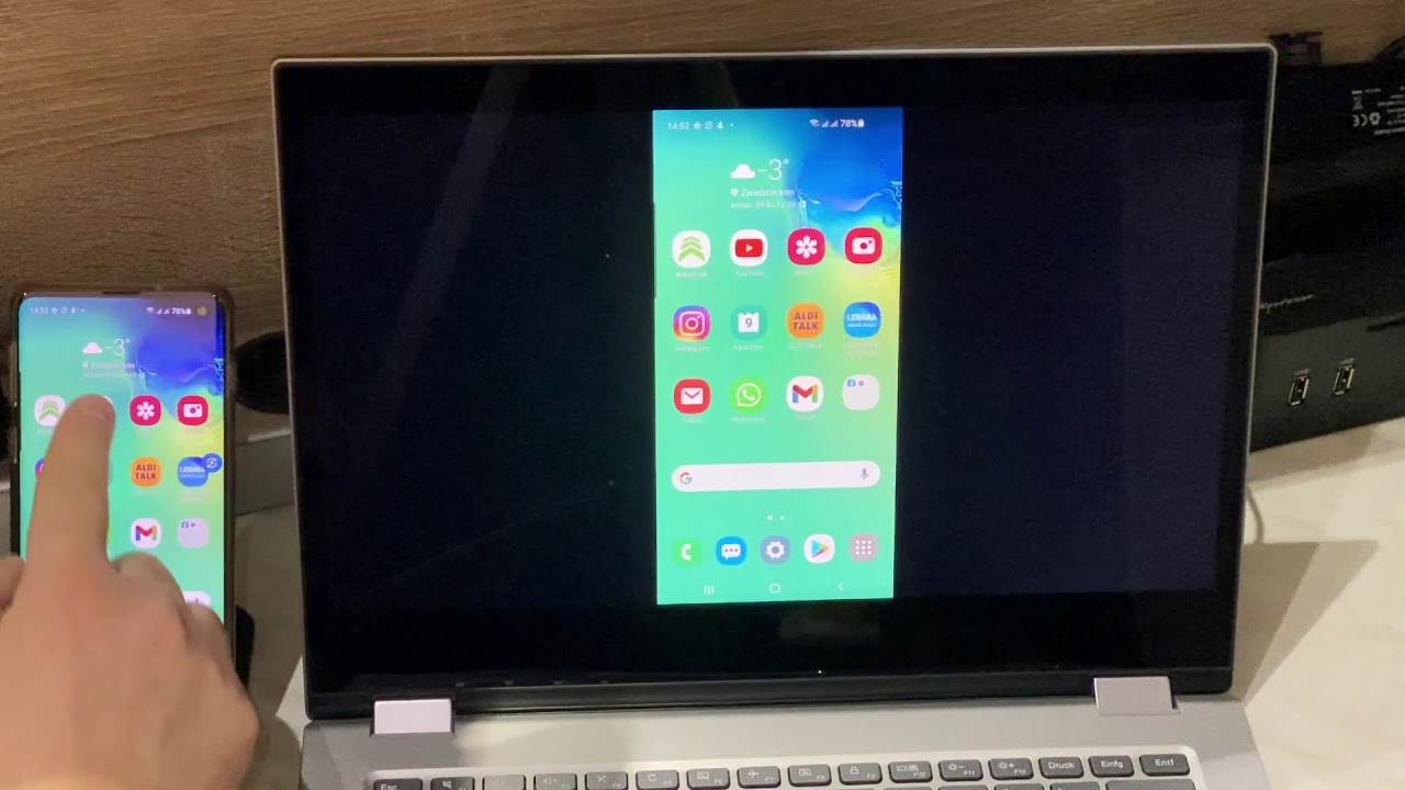 Smart View Samsung Android Phone to PC or Laptop (Windows)screen