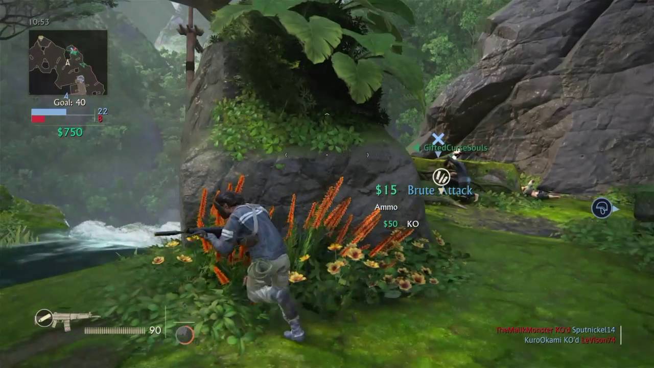 Uncharted 4 | River | Team Deathmatch - 40 : 23 (Cheater)