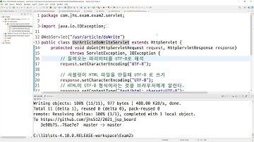 2021 04 28, cpF, JSP 게시판, 14강, 게시물 작성 처리 서블릿, 1부, 구현