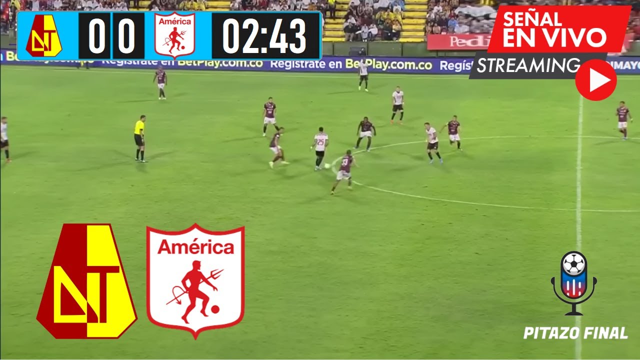 TOLIMA VS AMERICA En Vivo Hoy 🔴 Cuadrangulares Liga Betplay 2024 Fecha ...